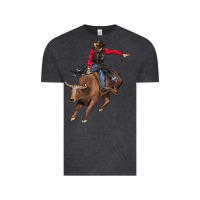 Vintage Black western cowboy Vintage Tee - AdoDesignShop