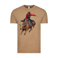 Vintage Coffee western cowboy Vintage Tee - AdoDesignShop