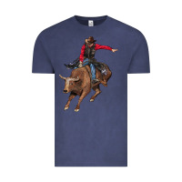 Vintage Denim western cowboy Vintage Tee - AdoDesignShop