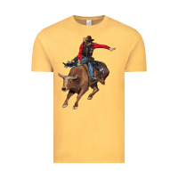 Vintage Mustard western cowboy Vintage Tee - AdoDesignShop