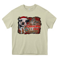 Mossy all i want for christmas is a cow aztec Heavy Core Tee - RanaPortraitStore