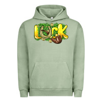 Pigment Oil Green Love St. Patrick's Day Urban Hoodie - HowdyJamesFarm