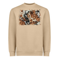 Mushroom cowhide leopard background Heavyweight Sweatshirt - BarkalooDesign