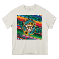 Cream western baby goat Heavy Core Tee - BarkalooDesign