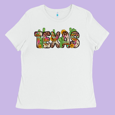 Texas Ladies Tee Designed By Zillion Design Studio