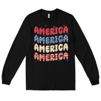 Black america Long Sleeve Tee - MaliasSmallBusiness