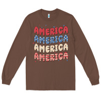 Chestnut america Long Sleeve Tee - MaliasSmallBusiness
