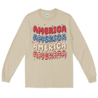 Mushroom america Long Sleeve Tee - MaliasSmallBusiness