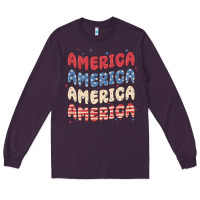 Plum america Long Sleeve Tee - MaliasSmallBusiness