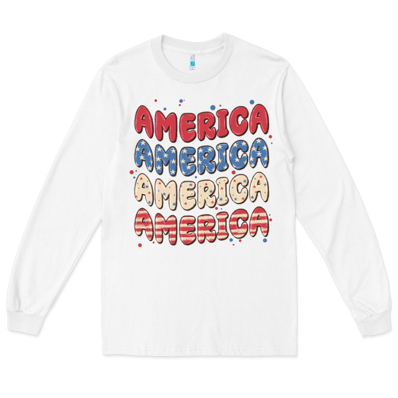 America Long Sleeve Tee by MaliasSmallBusiness | Teevron
