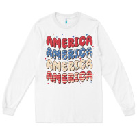 White america Long Sleeve Tee - MaliasSmallBusiness