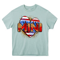 Arona American mini heart Heavy Core Tee - Zillion Design Studio