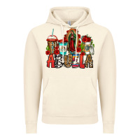 Vintage Artic lady of guadalupe abuela coffee cups Vintage Hoodie - Jasminsmagicworld
