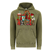 Vintage Olive lady of guadalupe abuela coffee cups Vintage Hoodie - Jasminsmagicworld