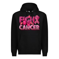 Black fight cancer Premium Hoodie - NancyCooperArtShop