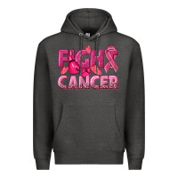 Charcoal Heather fight cancer Premium Hoodie - NancyCooperArtShop