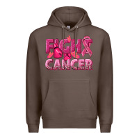 Coffee fight cancer Premium Hoodie - NancyCooperArtShop