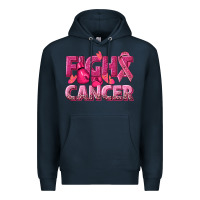Navy fight cancer Premium Hoodie - NancyCooperArtShop
