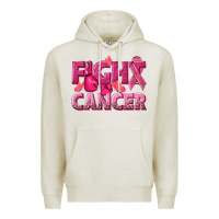 Oatmeal Heather fight cancer Premium Hoodie - NancyCooperArtShop