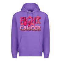 Purple fight cancer Premium Hoodie - NancyCooperArtShop
