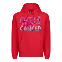 Red fight cancer Premium Hoodie - NancyCooperArtShop