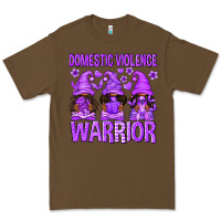 Cacao Domestic Violence Warrior Afro Gnomes Premium Tee - texasbilliewilder