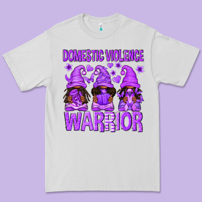 Domestic Violence Warrior Afro Gnomes Premium Tee Designed By Texasbilliewilder