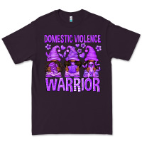 Plum Domestic Violence Warrior Afro Gnomes Premium Tee - texasbilliewilder