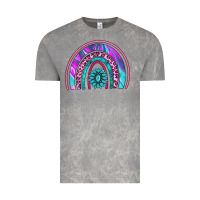 Cloud Rock rainbow and gemstone Vintage Tee - AdoDesignShop