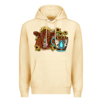 Pina Colada sunflower coffee cup red angus gemstone Premium Hoodie - JahusDesignShop
