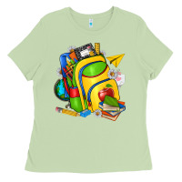 Matcha school bag Ladies Tee - texasbilliewilder