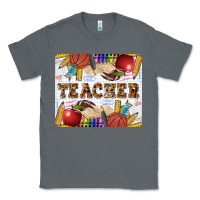 Charcoal Heather Teacher Classic Tee - LillyAllenDesigns
