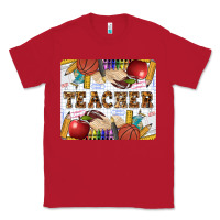 Red Teacher Classic Tee - LillyAllenDesigns