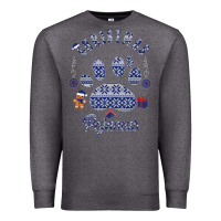 Charcoal Heather Christmas Pajamas Premium Sweatshirt - Bettercallsaul