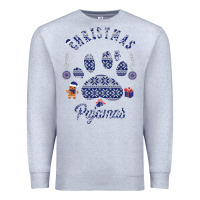 Heather Grey Christmas Pajamas Premium Sweatshirt - Bettercallsaul