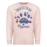 Pale Pink Christmas Pajamas Premium Sweatshirt - Bettercallsaul