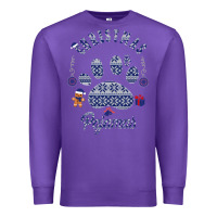 Purple Christmas Pajamas Premium Sweatshirt - Bettercallsaul