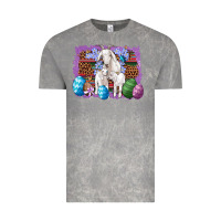 Cloud Rock goat family eggs flowers leopard serape glitter Vintage Tee - Artiststas