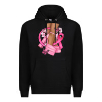 Black breast cancer diva Premium Hoodie - NancyCooperArtShop