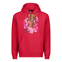 Cardinal breast cancer diva Premium Hoodie - NancyCooperArtShop