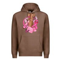 Chestnut breast cancer diva Premium Hoodie - NancyCooperArtShop