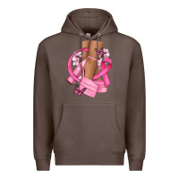 Coffee breast cancer diva Premium Hoodie - NancyCooperArtShop