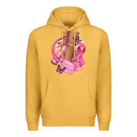 Mustard breast cancer diva Premium Hoodie - NancyCooperArtShop