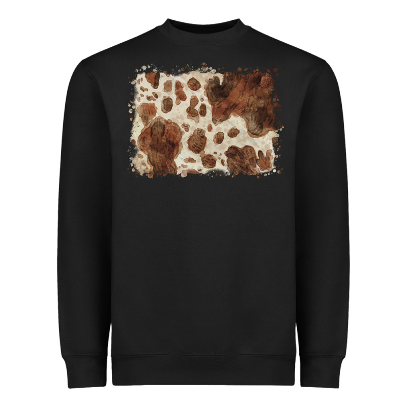 Cowhide Background Heavyweight Sweatshirt by BarkalooDesign | Teevron