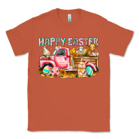 Copper Happy Easter Animal Farm Truck Classic Tee - CowhideDigitalArt