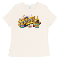Bone school bus driver Ladies Tee - texasbilliewilder