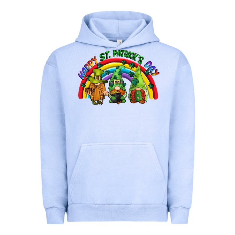 Happy St. Patrick's Day Rainbow Gnomes Urban Hoodie by CowGirlArtShop | Teevron