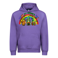 Tulip Happy St. Patrick's Day rainbow gnomes Urban Hoodie - CowGirlArtShop