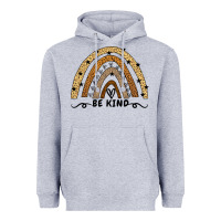 Heather Grey Be Kind Rainbow Heavyweight Hoodie - Bettercallsaul
