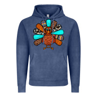 Vintage Denim Thanksgiving Turkey Vintage Hoodie - JahusDesignShop